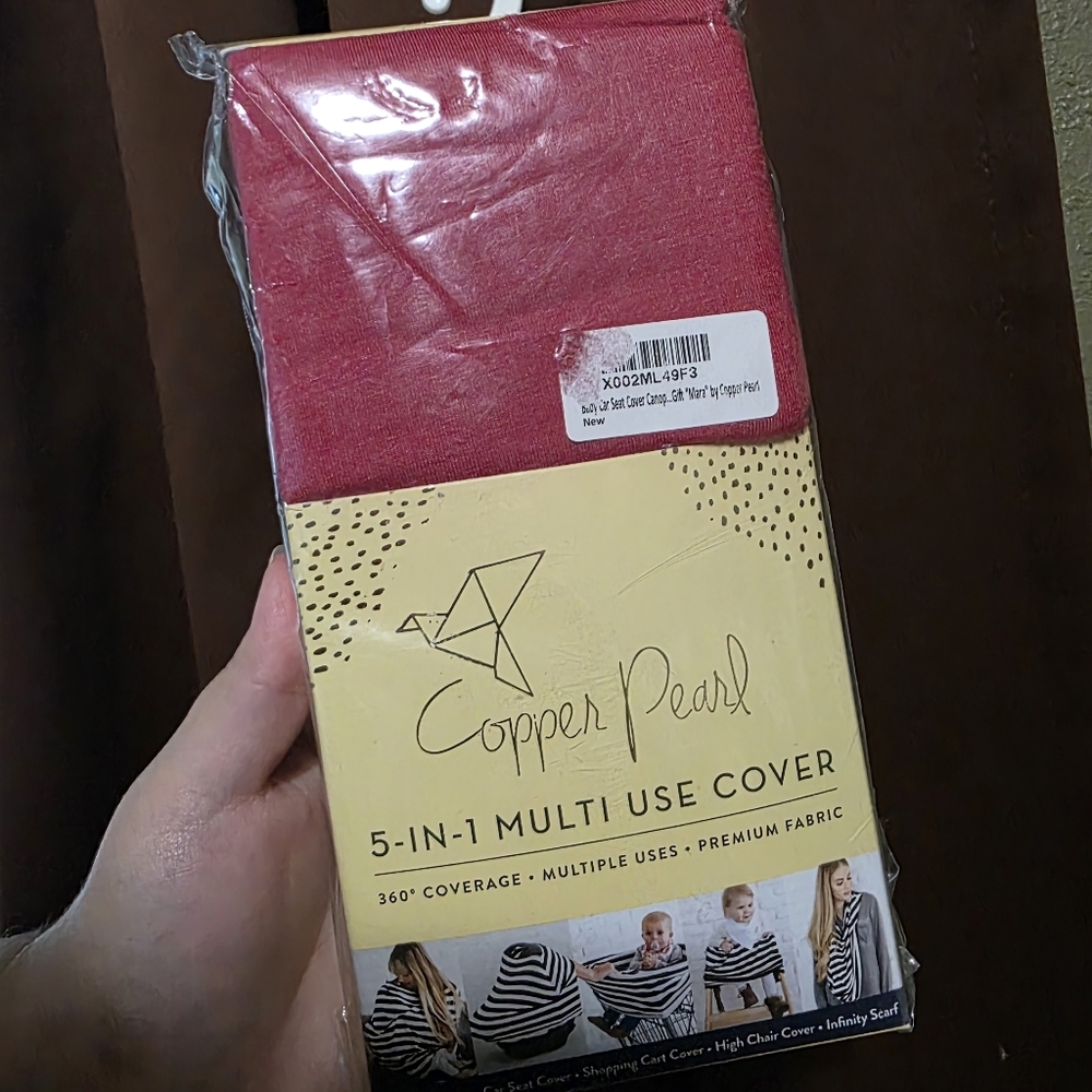 Copper Pearl 5-in-1 Multi Use Cover in Red